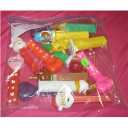 13- Assorted Valentines & Xmas Pez Dispenser's