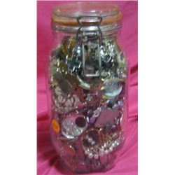 Large Jar Of Misc. Jewelry