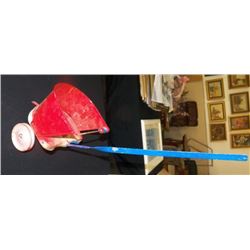 Vintage Metal Doll Stroller Pull Toy