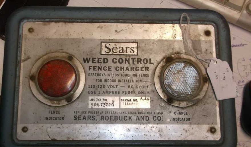 Sears Weed Control Fence Charger