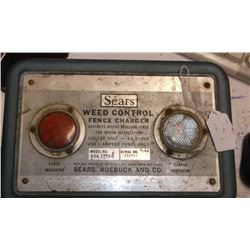 Sears Weed Control Fence Charger
