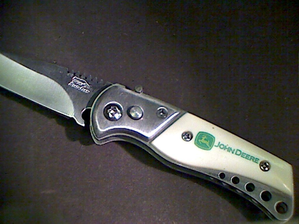 555. "John Deere" Switchblade Automatic Knife.