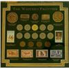 Image 2 : The Western Frontier Coin, Stamp and Re-creation Bar 12x15 Custom Framed Display