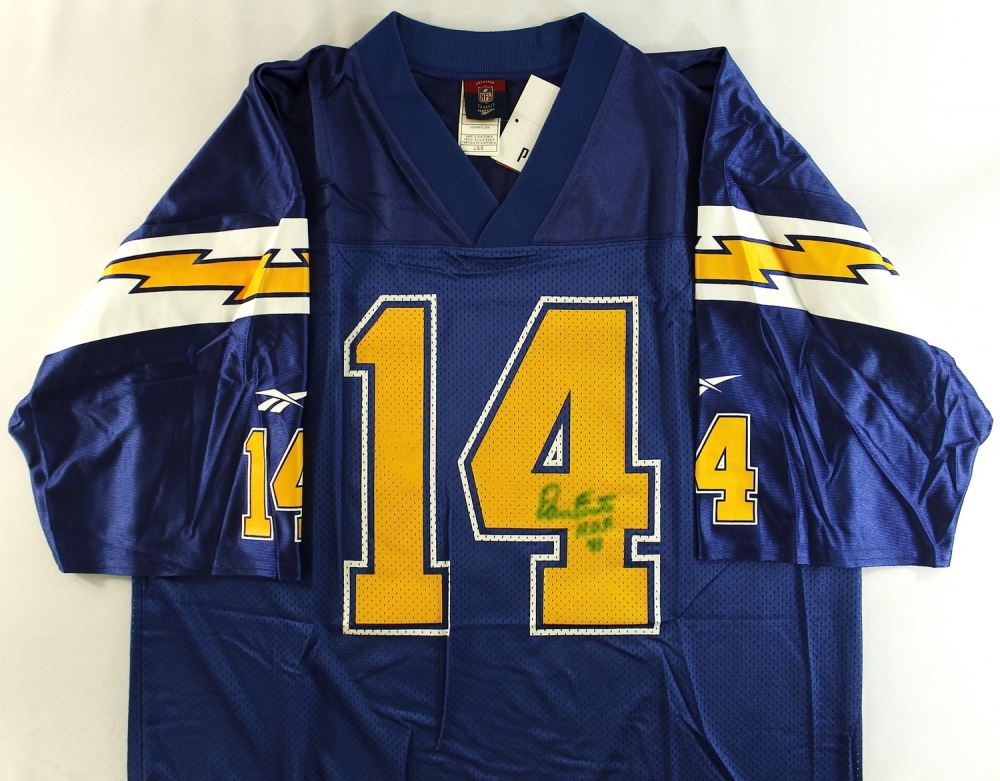 dan fouts autographed jersey
