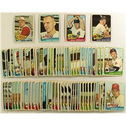 Lot of (80) 1965 Topps Baseball Cards