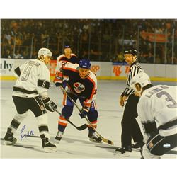 Bernie Nicholls Signed Kings 16x20 Photo (SI COA)