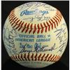 Image 6 : 1982 Oakland Athletics Team-Signed OAL Baseball With (29) Including Mitchell Page, Jimmy Sexton, Rob