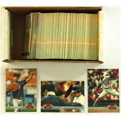 Lot of (275+) 1991 Topps Baseball Cards with Sammy Sosa, Lonnie Smith, Howard Johnson, Ozzie Smith, 