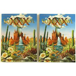 Lot of (2) Super Bowl XXX Official Game Program Magazines
