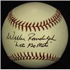 Image 1 : Willie Randolph Signed OML Baseball Inscribed "Lets Go Mets" (Steiner COA)