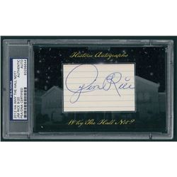2012 Historic Autographs Why The Hall Not? Jim Rice (PSA Encapsulated)