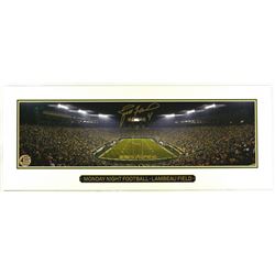 Brett Favre Signed Packers Lambeau Field "Monday Night Football" 7x18 Lithograph (Favre COA)