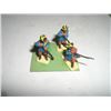 Image 1 : VINTAGE TOY SOLDIERS 3 TOTAL *HAND PAINTED & PLASTIC* THEY ARE GLUED TO CARD!! TOY SOLDIERS CAME OUT