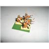 Image 1 : VINTAGE TOY SOLDIERS 4 TOTAL AFRICAN SOLDIERS *HAND PAINTED & PLASTIC* THEY ARE GLUED TO CARD!!