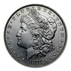 1878 Morgan Dollar 8 Tailfeathers BU