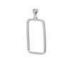 Image 1 : Sterling Silver Bezels (Fits 1 Gram Bars) (Plain Front)