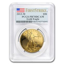 2013-W 1 oz Proof Gold American Eagle PR-70 PCGS (First Strike)