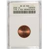 Image 1 : 2000 LINCOLN CENT, ANACS MS-63 RED TYPE-2 REVERSE BROADSTRUCK