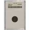 Image 1 : 1870 SEATED HALF DIME, ANACS XF-40