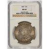 Image 1 : 1887 MORGAN DOLLAR NGC MS-64 COLOR