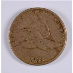 1858 LL FLYING EAGLE CENT F/VF
