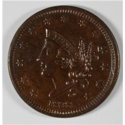 1838 LARGE CENT MS64
