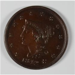 1842 LARGE CENT MS65+