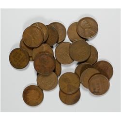 LOT of EARLY LINCOLN CENTS (26 TOTAL)