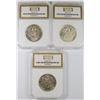 Image 2 : SET OF 1935 ARKANSAS COMMEN HALF DOLLARS PCI MS-65