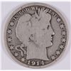 Image 1 : 1914 BARBER HALF DOLLAR, VG