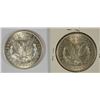 Image 2 : LOT OF ( 2 )  NICE BU 1921 MORGAN SILVER DOLLARS