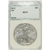 Image 1 : 2012 AMERICAN SILVER EAGLE PCI MS-70