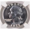 Image 2 : 1958 WASHINGTON QUARTER, NGC PROOF-66