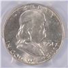 Image 2 : 1951 FRANKLIN HALF DOLLAR, PCGS MS-62 FBL