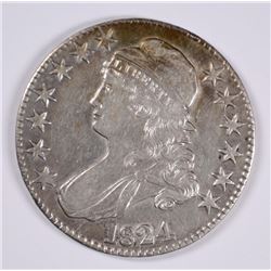 1824 BUST HALF AU