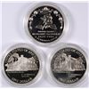 Image 2 : COMMEM Pf SILVER DOLLARS COINS/CAPS:  ( 2 )  1990 EISENHOWER & 1987 CONSTITUTION