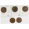 Image 1 : LOT OF ( 5 ) 1876 INDIAN HEAD CENTS, KEY DATE