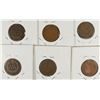 Image 2 : LOT OF ( 6 ) 1868 INDIAN HEAD CENTS, GOOD  KEY DATE