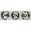 Image 1 : LOT OF ( 3 ) 1946-S WASHINGTON QUARTERS, MS-65 GEMS