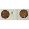 Image 1 : ( 2 ) 1924-D LINCOLN CENTS: ( 1 ) FINE & ( 1 ) VERY FINE