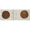 Image 2 : ( 2 ) 1924-D LINCOLN CENTS: ( 1 ) FINE & ( 1 ) VERY FINE