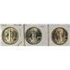 Image 1 : WALKING LIBERTY HALF DOLLARS: 1940 MS-64, 1942 MS-65, & 1943-D MS-63
