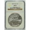 Image 1 : 2009 AMERICAN SILVER EAGLE, NGC MS-69