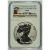 Image 1 : 2012-S $1.00 AMERICAN SILVER EAGLE REVERSE PROOF  NGC PROOF-69  TROLLEY LABEL