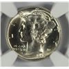 Image 2 : 1945 MERCURY DIME NGC MS-65