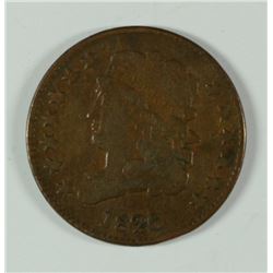 1826 HALF CENT VF