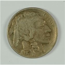 1915-D BUFFALO NICKEL, SOLID XF++
