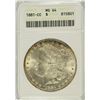 Image 1 : 1881-CC MORGAN DOLLAR ANACS MS-64