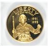 Image 2 : 1991-95 $5 GOLD COMMEN (WORLD WAR II) PCGS PR-69 DCAM