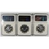 Image 2 : LOT OF ( 3 ) 1958 FRANKLIN HALF DOLLAR, NGC PROOF-66